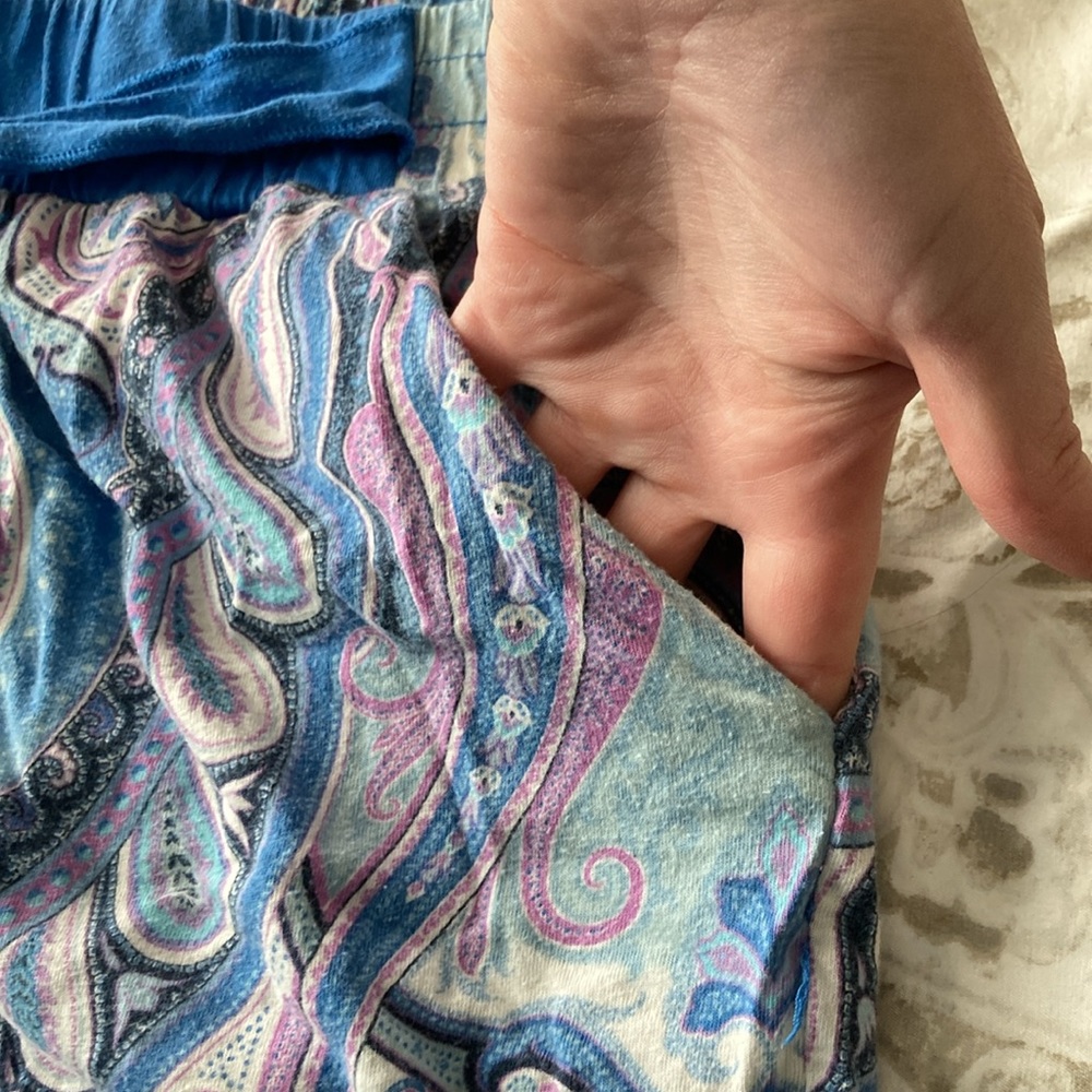 Echo Sleepwear Blue Paisley Summer Set - Picture 7 of 16